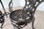American Cast Iron Rose Garden Bistro Set, Mid-20th Century For Sale - Image 13 of 16