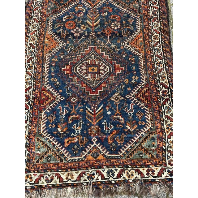 Antique Tribal Shiraz Rug, 1920s For Sale - Image 15 of 18