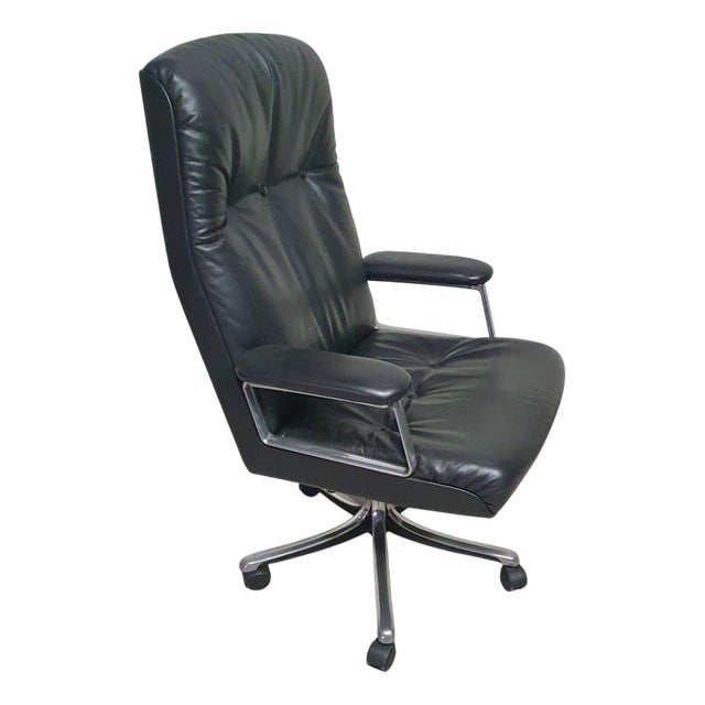 Vintage P128 Office Chair by Osvaldo Borsani for Tecno For Sale