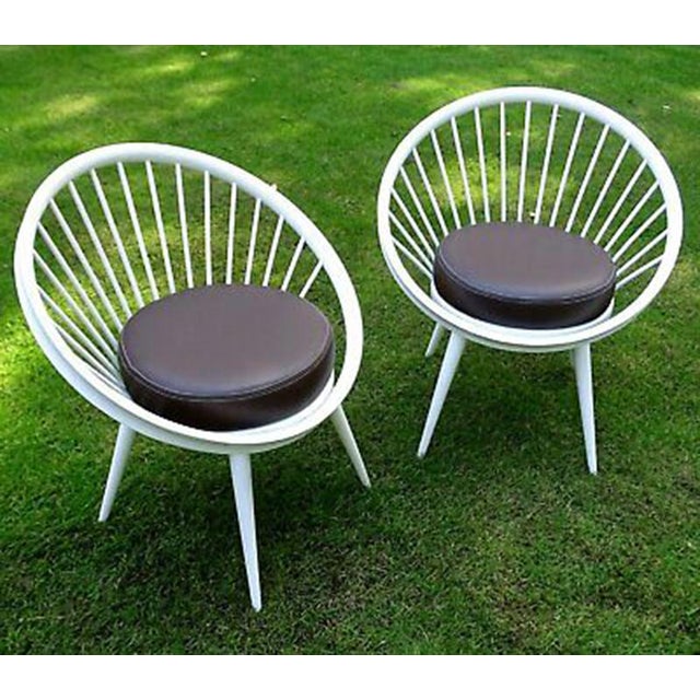 Ellipse Armchairs from Swedese, Set of 2 For Sale - Image 4 of 10