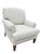 Wood Vintage Pearson Club Chair – English Roll Arm Lounge Chair, Ivory Upholstery, Tapered Wood Legs, High-End Designer Seating For Sale - Image 7 of 16