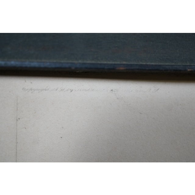 Printmaking Materials Antique Edward Loyal Field Signed Country Road Thatched Cottage Etching 23" For Sale - Image 7 of 13