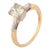 Mid 20th Century Gia 1.09 Carat Old Mine Cut Diamond 14k Yellow Gold Engagement Ring, Size 7 For Sale
