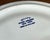 Blue Vintage Blue Willow English Ceramic Divided Dinner Plates - Set of 6 For Sale - Image 8 of 9