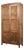Vintage French Parisian Armoire in Beechwood and Cane, 1950 For Sale