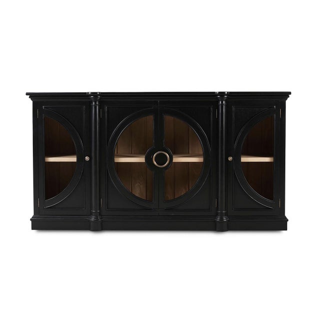 Measuring 77" W x 17" D x 41" H, this exquisite piece combines the sophisticated allure of Art Deco design with classic...