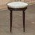 Mid 20th Century Antique French Louis XVI Round Mahogany End Table With Carrara Marble For Sale - Image 5 of 11