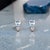 2010s Natural Aquamarine Diamond Earrings 14k Gold 3.07 TCW Certified For Sale - Image 5 of 12