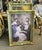 Rococo French Rococo Romantic Music Scene Wall Art With Hand-Gilded Gold Leaf Frame in Sage Green Finish For Sale - Image 3 of 3