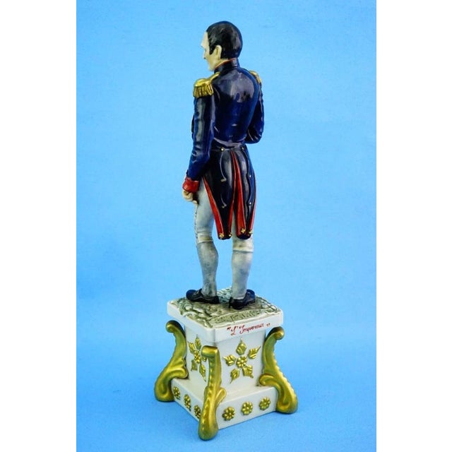 Porcelain Figurine of Napoleon by Silvio Righetto for Cacciapuoti, Italy, 20th Century For Sale - Image 4 of 18