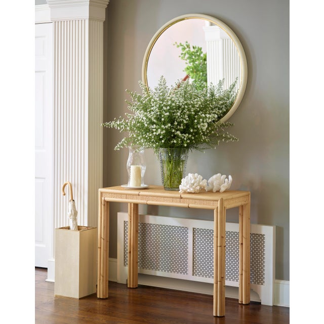 AERIN AERIN Milla Large Hurricane, Clear/Cream For Sale - Image 4 of 5