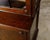 English 19th Century Mahogany Bookcase with Glass Doors and Carved Rosettes For Sale - Image 4 of 12