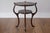 Art Nouveau Small Antique Art Nouveau Style Two-Tier Tiger Oak Side Table For Sale - Image 3 of 10