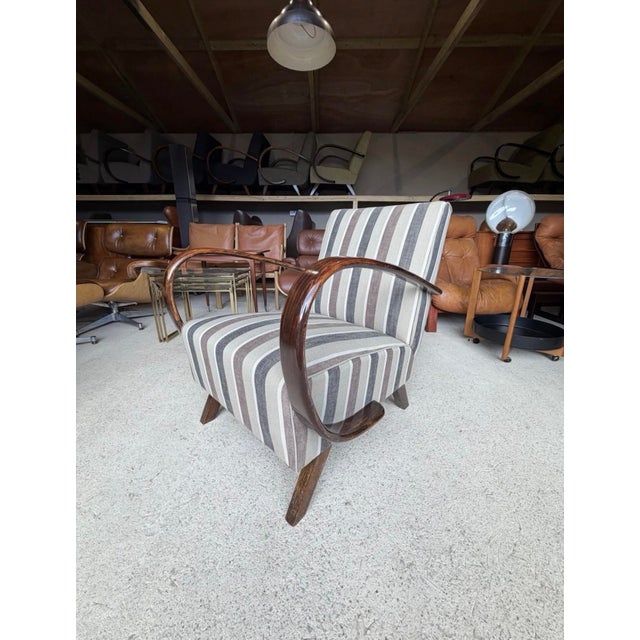 Bentwood Lounge Chair by Jindrich Halabala For Sale - Image 16 of 18
