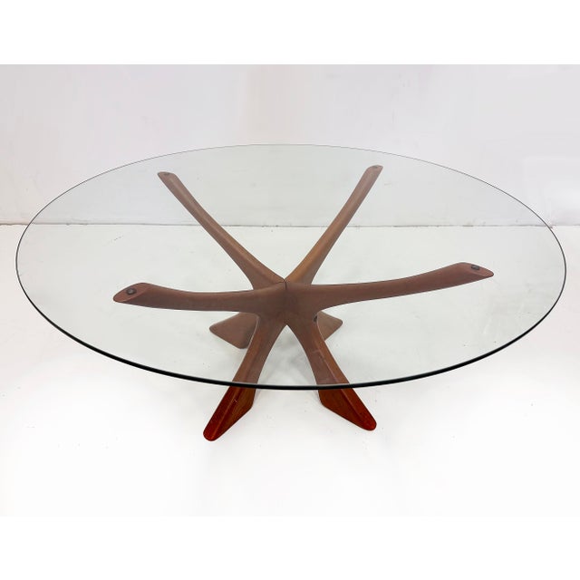 Mid 20th Century Illum Wikkelsø Niels Eilersen Danish T118 Teak Coffee Table For Sale - Image 5 of 5