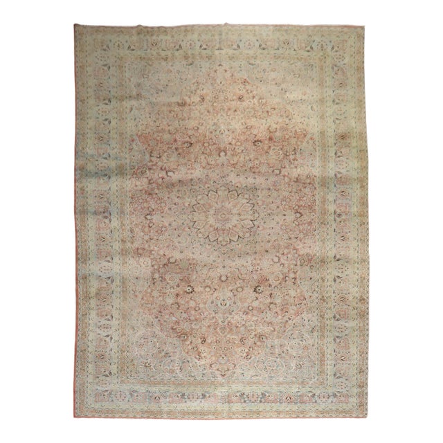 Antique Zabihi Collection Persian Meshed Carpet For Sale