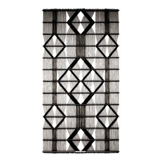 Peter Collingwood M. 164 No. 1 Linen Macro-Gauze Modernist Fiber Art Wall Hang For Sale