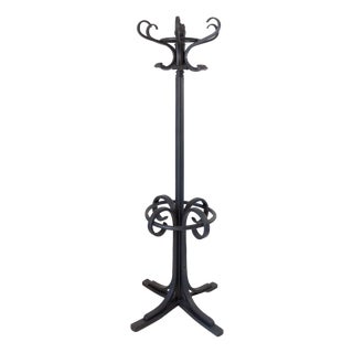 Antique Bentwood Coat Rack and Umbrella Stand, 1890s For Sale