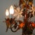 Mid-Century 5-Light Gilt Leaf & White Blossom Chandelier by Hans Kögl, 1970s For Sale - Image 10 of 18