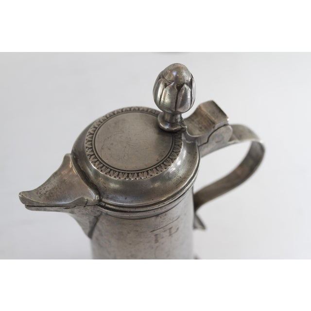 Antique German Pewter Tankards, Early 19th Century, Set of 4 For Sale - Image 6 of 18