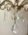 Vintage Maria Theresa 12 Arm Crystal and Glass Chandelier For Sale In Los Angeles - Image 6 of 11