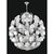 Contemporary Collection Regina Chandelier in Metal and Crystal by Jago For Sale - Image 3 of 11