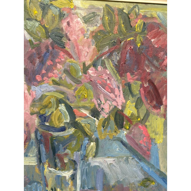 Allan Lindqvist, Stilleben, 1958, Oil Painting on Panel, Framed For Sale - Image 9 of 16