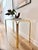 Hollywood Regency Brass Console Table With Smoked Glass Top and Waterfall Edges For Sale - Image 9 of 9