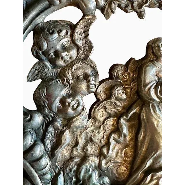 Early 19th Century Early 19th Century Silver Holy Water Font, St. Joseph For Sale - Image 5 of 10