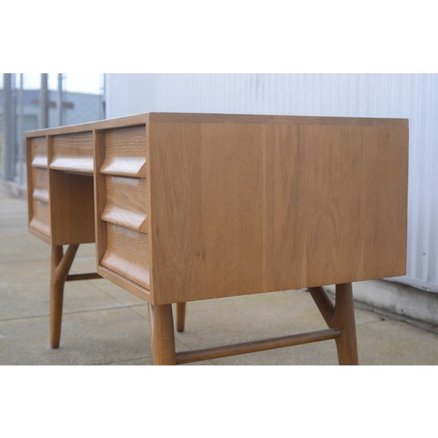 1950s Mid Century Jack Van Der Molen for Jamestown Lounge Company Desk For Sale - Image 10 of 18