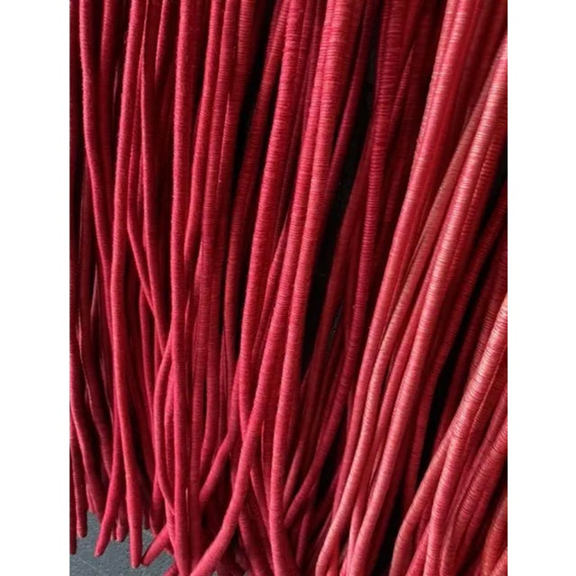 Vintage Boho 1980s Barbara Barron Monumental Fiber Art Wall Sculpture For Sale - Image 10 of 12