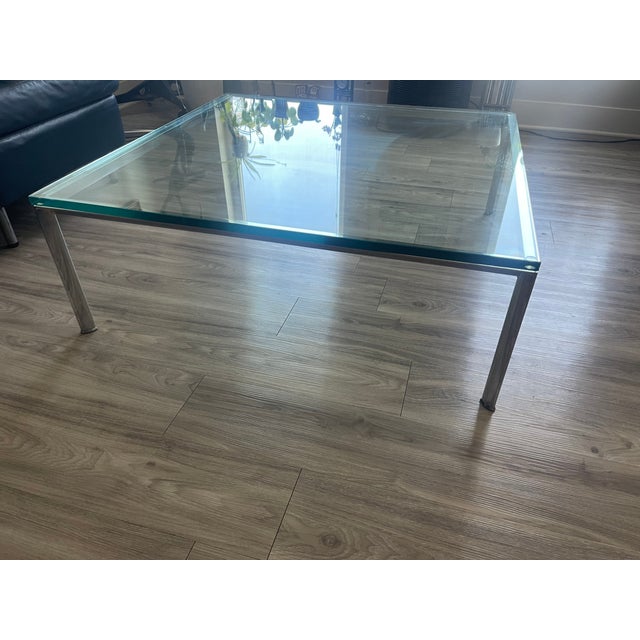 Contemporary Contemporary Glass Table Attributed to Keilhauer For Sale - Image 3 of 5