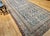 Antique Persian Malayer Gallery Rug, Hand-Knotted Wool, Geometric Pattern, 7x15, Blue & Ivory For Sale - Image 10 of 18