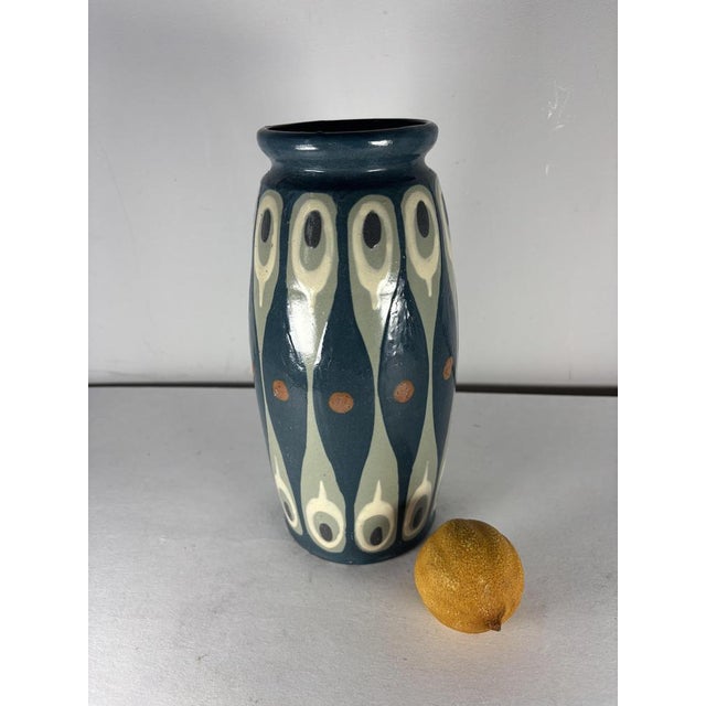 Art Deco Vase by Léon Elchinger for Soufflenheim, Alsace, 1920s For Sale - Image 10 of 13
