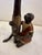 Metal Bronze Painted Monkey Motif Candlesticks -a Pair For Sale - Image 7 of 10