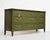 Bold, glamorous, and beautifully crafted, this mid-century Hollywood Regency dresser by Mount Airy makes a striking...