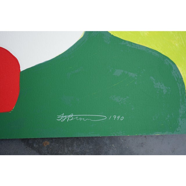 Frederick James Brown, Jules, 1990, Silkscreen Print For Sale - Image 6 of 8