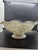 Vintage l.e. Smith White Milk Glass Grape & Leaves Pedestal Compote C1980s Usa 10"dia For Sale - Image 4 of 4