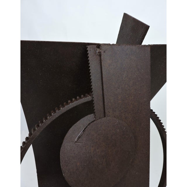 Metal 1990s Abstract Welded Steel Sculpture "Assemblage I" by David Tothero For Sale - Image 7 of 10