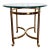 Vintage LaBarge Style Brass & Beveled Glass Side Table For Sale