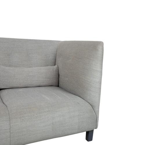 Ligne Roset MCD 3-Seater Sofa in Grey Fabric from Ligne Roset For Sale - Image 4 of 16