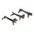 Vintage Cast Brass Animal Knife Rests - Set of 6 For Sale