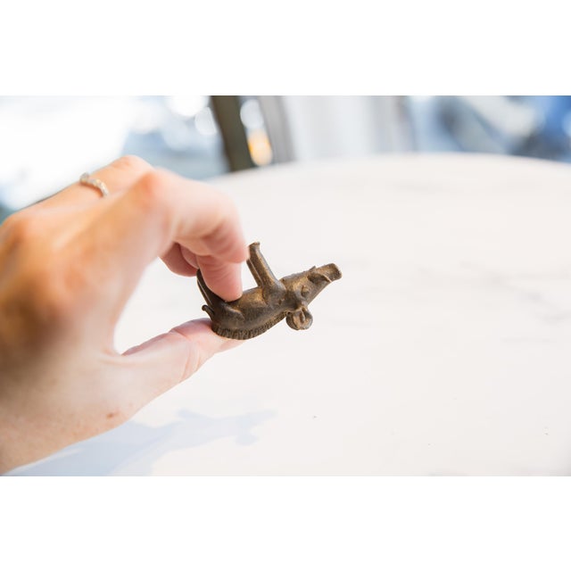 Vintage African Bronze Boar For Sale In New York - Image 6 of 7