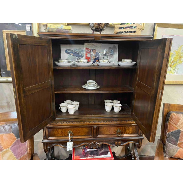 Early 20th Century Spanish Revival Cabinet Berkey & Gay For Sale - Image 5 of 7