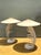 Metal Vintage Michael Taylor Palm Frond Table Lamps - Pair For Sale - Image 7 of 13