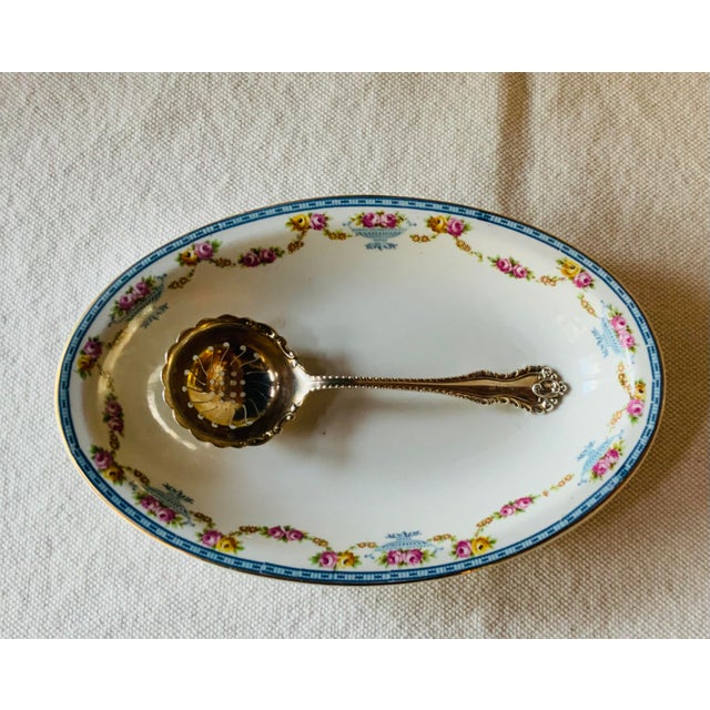 1920s English Bone China Oval Platters - Set of 3 For Sale - Image 12 of 18