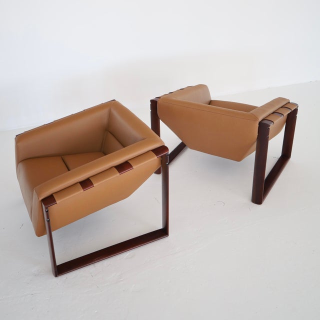 Percival Lafer “Mp-117” Chairs, a Pair For Sale In Chicago - Image 6 of 7