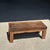 1980s Small Antique Rectangular Four-Legged Teak Bench, Indonesia, 1980s For Sale - Image 5 of 18