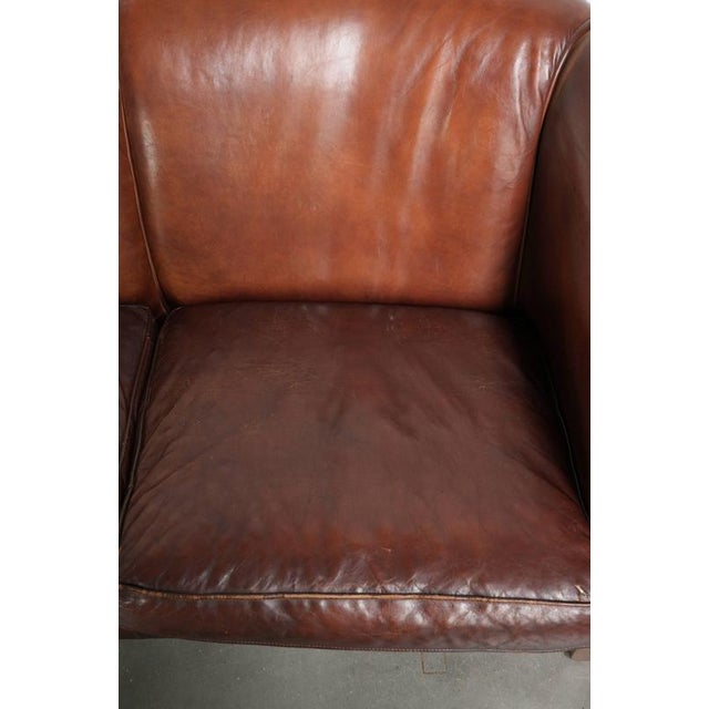 2000 - 2009 English Sheepskin 2-Seater Club Sofa For Sale - Image 5 of 14