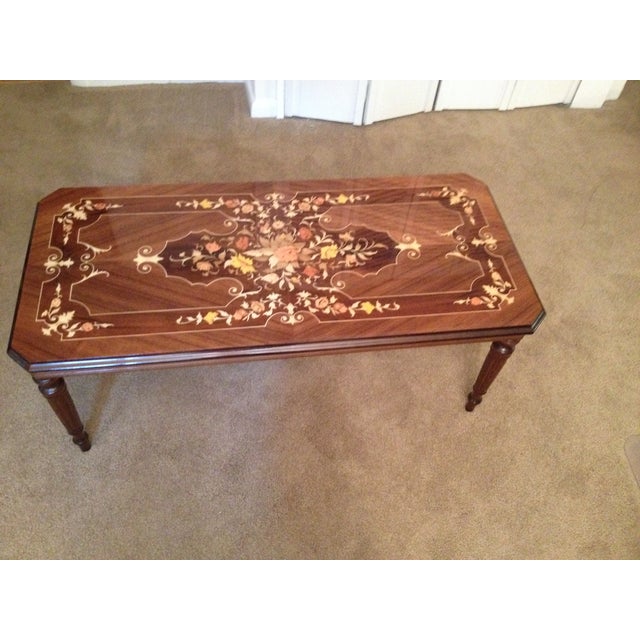 Vintage Italian Inlay Coffee Table Chairish